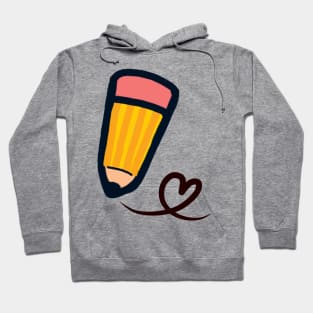 Pencil love Hoodie